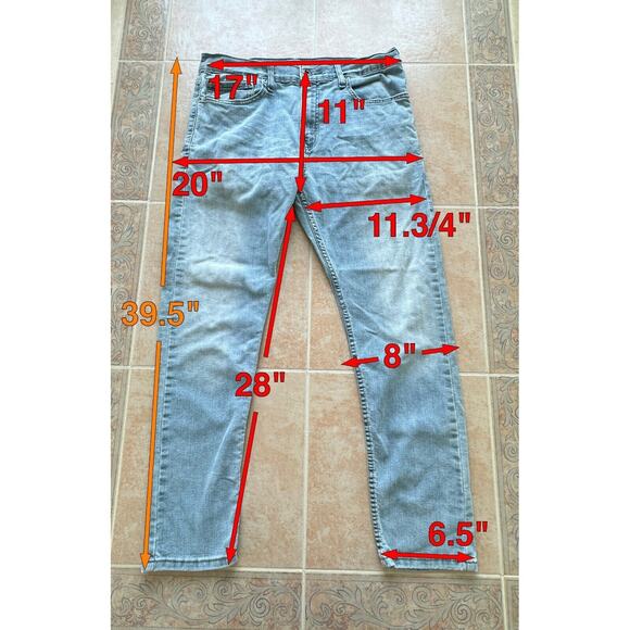 Signature by Levi Strauss & Co S37 /SLIM Jeans Men size 34X 30 (28" inseam) - Picture 3 of 12